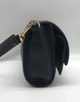 DKNY Black Leather Crossbody Bag