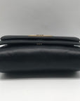 DKNY Black Leather Crossbody Bag