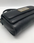 DKNY Black Leather Crossbody Bag