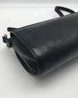 DKNY Black Leather Crossbody Bag
