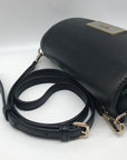 DKNY Black Leather Crossbody Bag