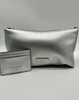 Kate Spade Silver Anya Metallic Shoulder Bag