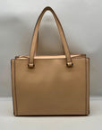 Kate Spade Tan Leather Regatta Vita Court Tote Bag