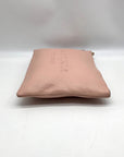 Kate Spade Light Pink Pebbled Leather Sienne Logo Pouch