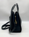 Radley London Black Pebbled Leather Sloane Street Convertible Satchel Bag
