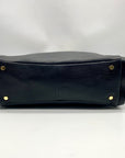 Radley London Black Pebbled Leather Sloane Street Convertible Satchel Bag