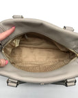 Kate Spade Cement Pebbled Leather Grant Park Alida Shoulder Bag