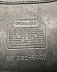 Coach Black Glove Leather Vintage Station Bag 6017