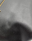 Coach Black Crossgrain Leather Gallery Tote
