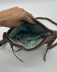 The Sak Brown Leather Crossbody bag