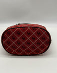 Dooney & Bourke Red Signature Canvas Hobo Shoulder Bag