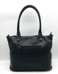 Style & Co Black Faux Leather Hudsonn Crossbody Tote Bag