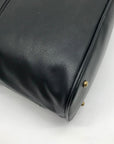 Style & Co Black Faux Leather Hudsonn Crossbody Tote Bag