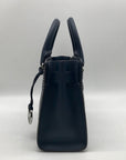 Michael Kors Navy Blue Saffiano Leather Dillon Small Satchel Bag