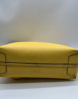 Kate Spade Yellow Pebbled Leather Tote Bag