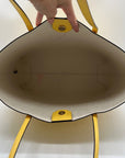 Kate Spade Yellow Pebbled Leather Tote Bag