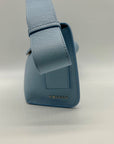 Alexander Mcqueen Blue Leather Shoulder Bag