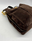 Rebecca Minkoff Brown Suede Shoulder Bag