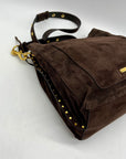 Rebecca Minkoff Brown Suede Shoulder Bag
