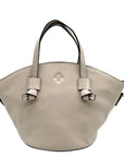 Patricia Nash Chalk White Leather Corallina Convertible Satchel
