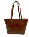 Patricia Nash Meka Cognac Leather Tote