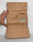 Kate Spade Red Croc Embossed Leather Bristol Drive Phoenix Wallet