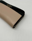 Kate Spade Beige & Black Staci Colorblock Large Continental Wallet