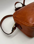 Etienne Aigner Brown Leather Crossbody Bag