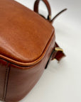 Etienne Aigner Brown Leather Crossbody Bag