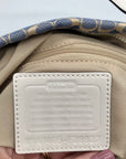 Coach Blue Signature C Monogram Canvas Stripe Tote Bag F28927