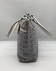 Coach Blue Signature C Monogram Canvas Stripe Tote Bag F28927