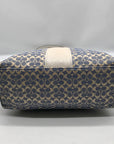 Coach Blue Signature C Monogram Canvas Stripe Tote Bag F28927