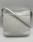 Micheal Kors Bedford White Pebbled Leather Crossbody