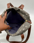Makia Grey Fabric Commuter Tote Bag