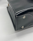 McKlein Joilet Black Leather Laptop Tote