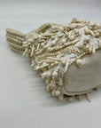 Antik Kraft White Meera Beaded Shoulder Bag