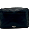 Prada Vintage Black Soft-Leather Multi-Pocket Shoulder Bag