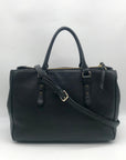Kate Spade Black Pebbled Leather Leighann Mulberry Street Convertible Satchel