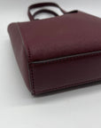 Michael Kors Burgundy Saffiano Leather Crossbody Bag