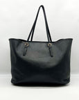 Michael Kors Black Saffiano Leather Jet Set Tote