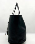 Michael Kors Black Saffiano Leather Jet Set Tote