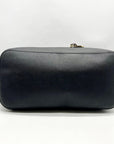 Michael Kors Black Saffiano Leather Jet Set Tote