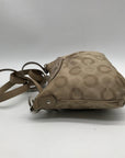 Coach Beige Madison Optical Art Crossbody Bag