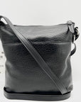 Giani Bernini Black Three Pocket Crossbody Bag