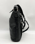 Giani Bernini Black Three Pocket Crossbody Bag