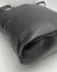 Giani Bernini Black Three Pocket Crossbody Bag
