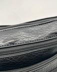 Giani Bernini Black Three Pocket Crossbody Bag