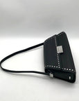 Michael Kors Black Leather Ludlow Convertible Shoulder Bag