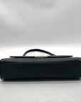 Michael Kors Black Leather Ludlow Convertible Shoulder Bag