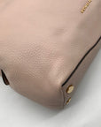 Michael Kors Raven Soft Pink Pebbled Leather Shoulder Tote